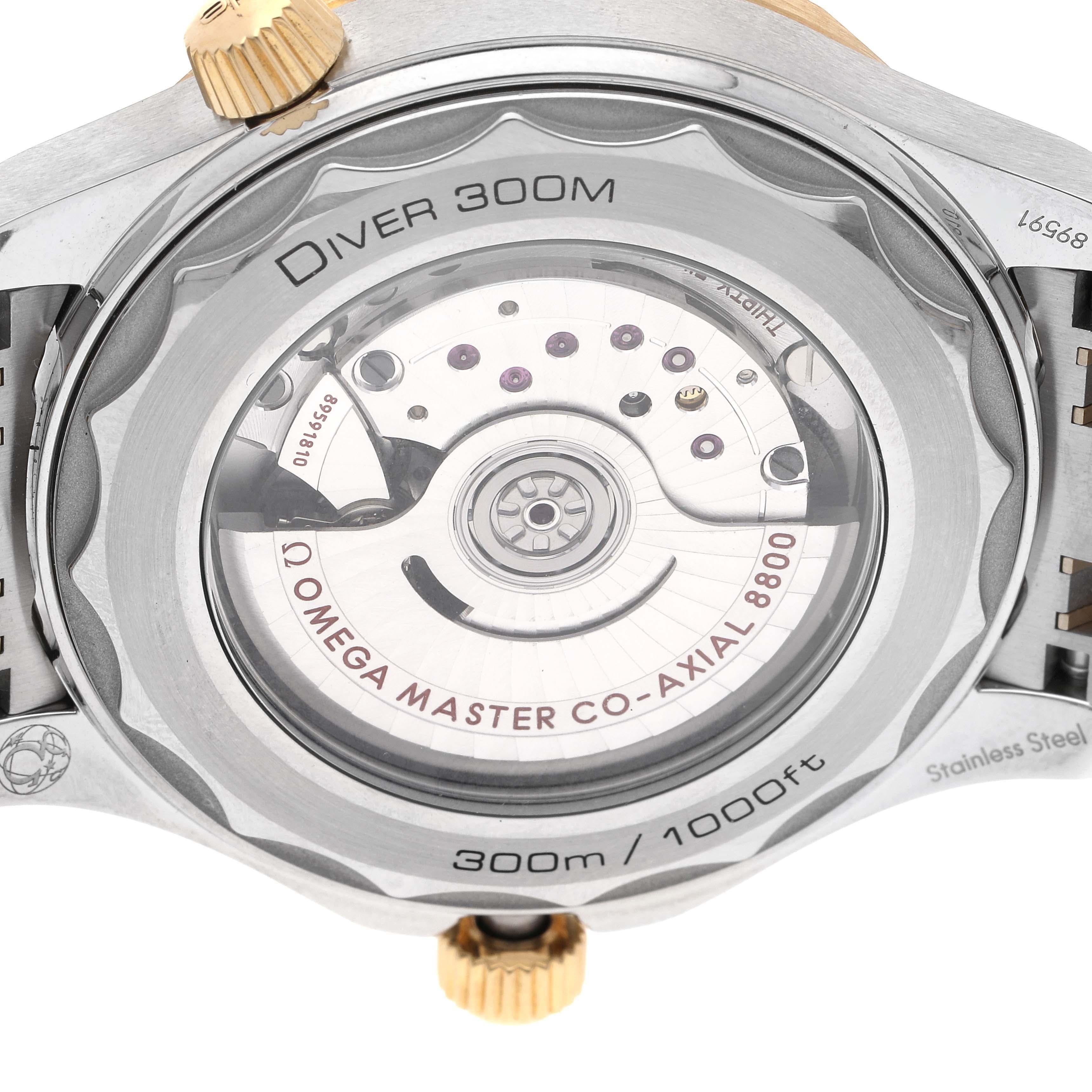 Omega Seamaster Steel Yellow Gold Mens Watch 210.20.42.20.01.002 Unworn en vente 2
