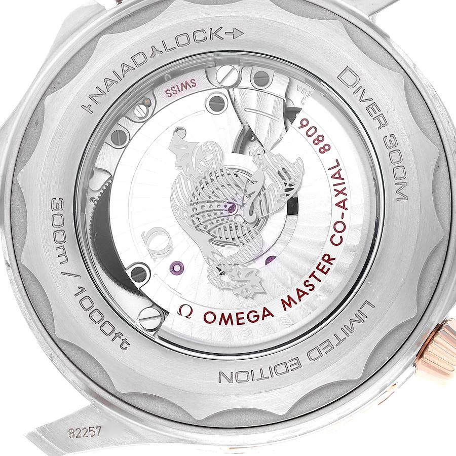 Omega Seamaster Titanium Rose Gold Mens Watch 210.60.42.20.99.001 Box Card In Excellent Condition In Atlanta, GA