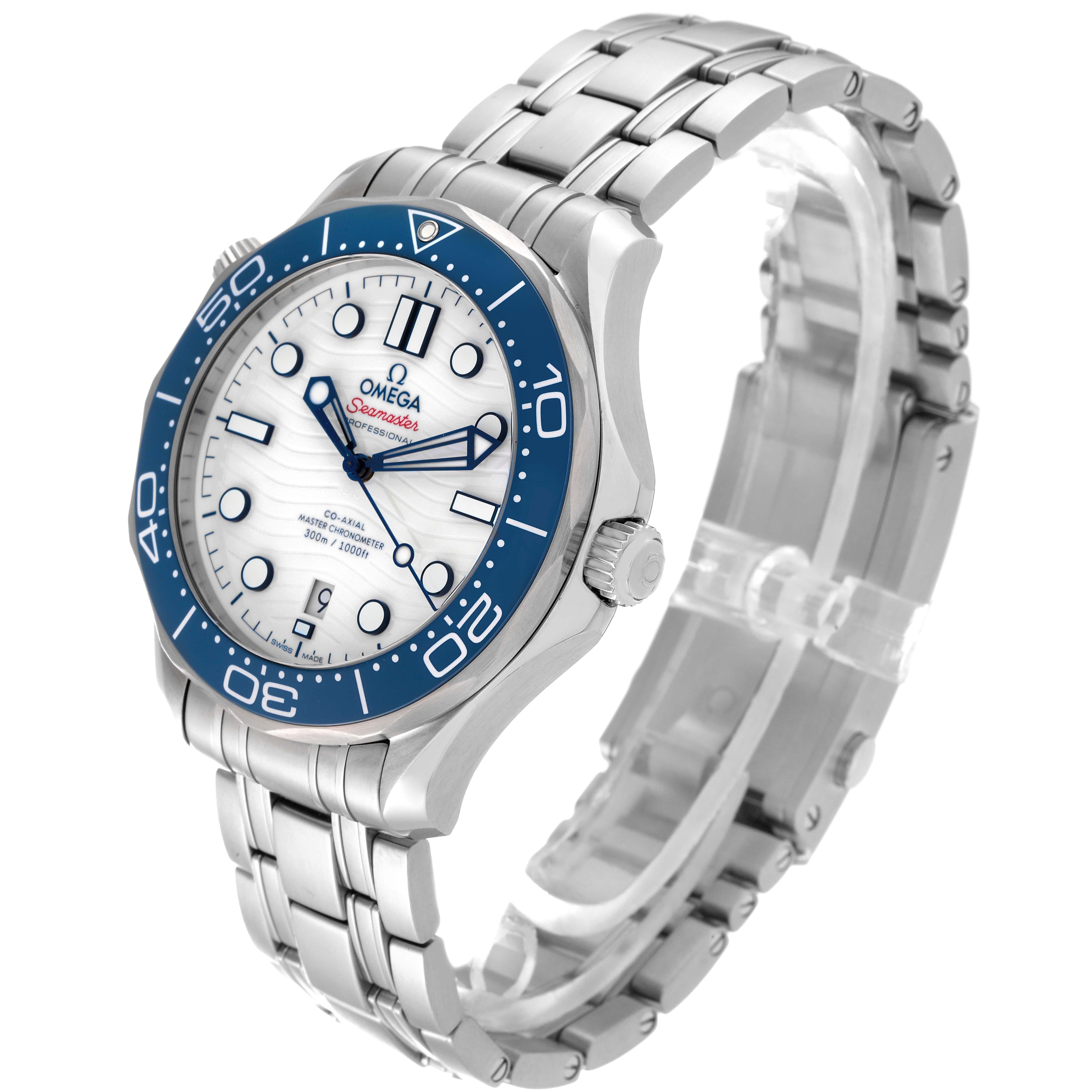 Omega Seamaster Tokyo 2020 LE Steel Mens Watch 522.30.42.20.04.001 Box Card For Sale 1