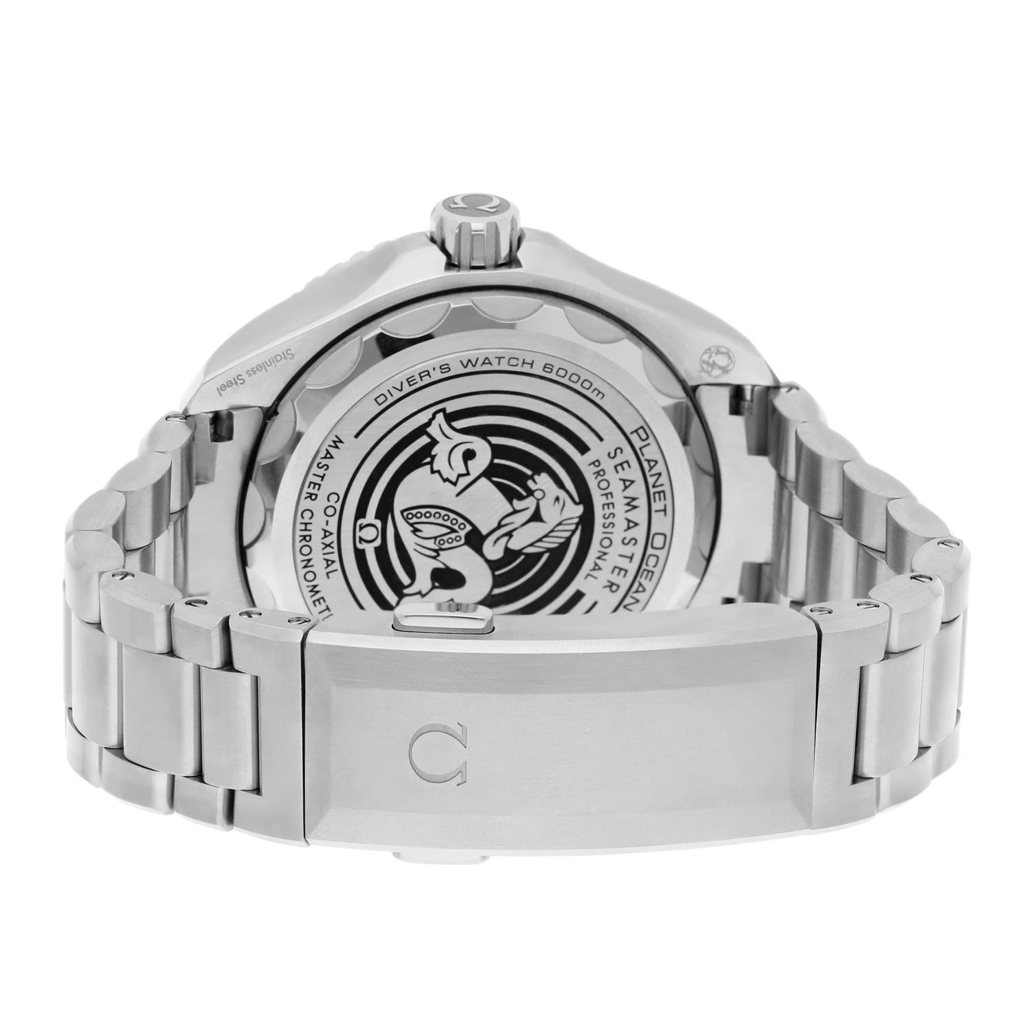 Omega Seamaster Ultra Deep 6000M Planet Ocean 6000M O‑MEGASTEEL ON O‑MEGASTEEL For Sale 3