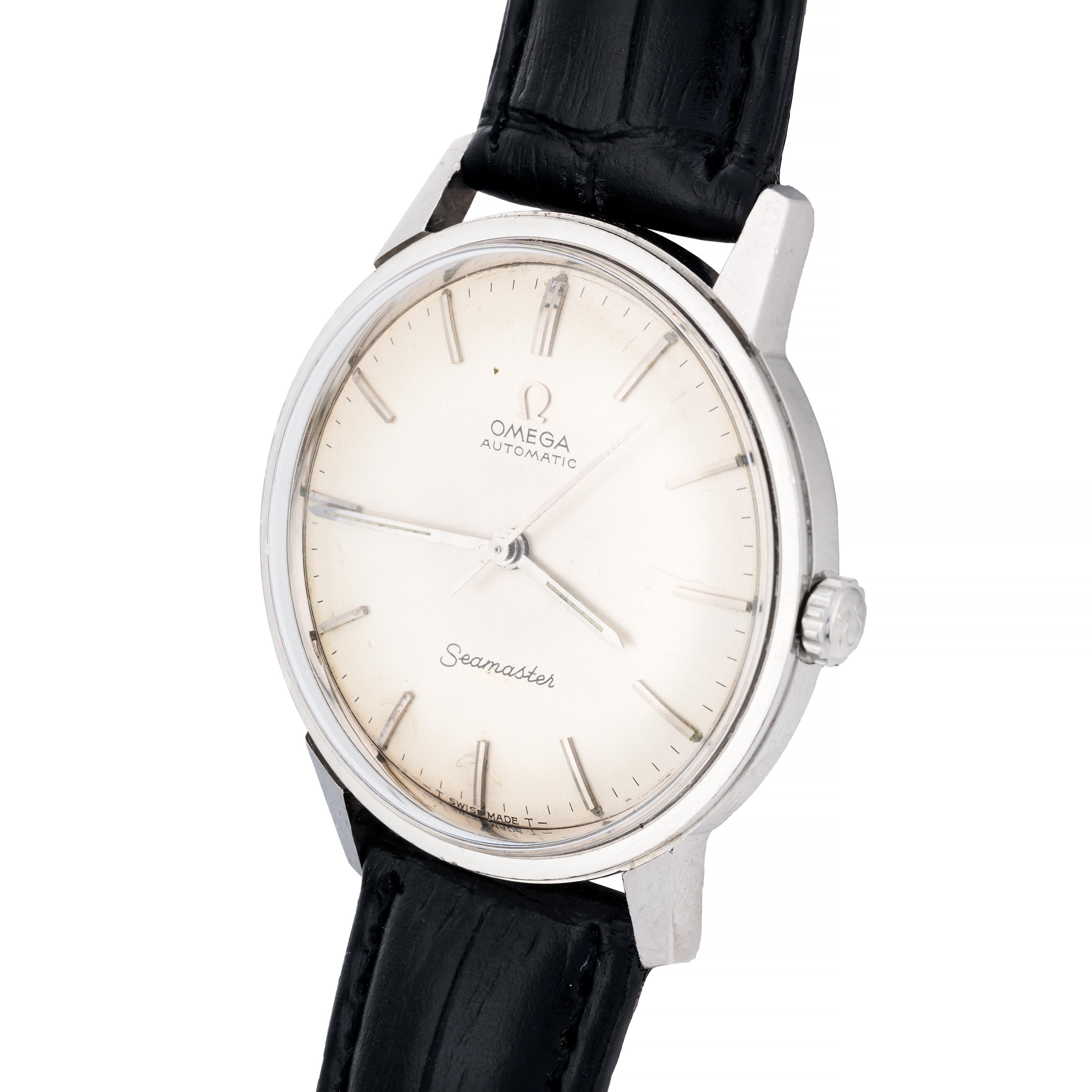 Omega Seamaster Vintage Reloj de pulsera automático de acero inoxidable para caballero Moderno en venta