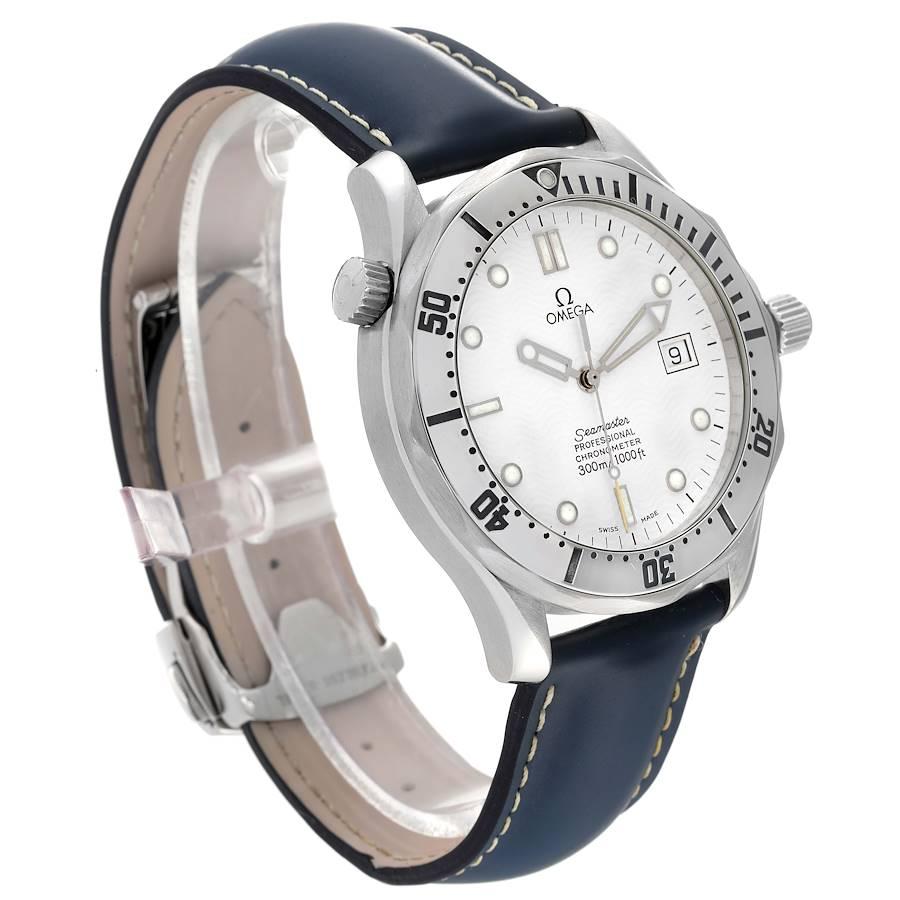 omega seamaster weisses zifferblatt