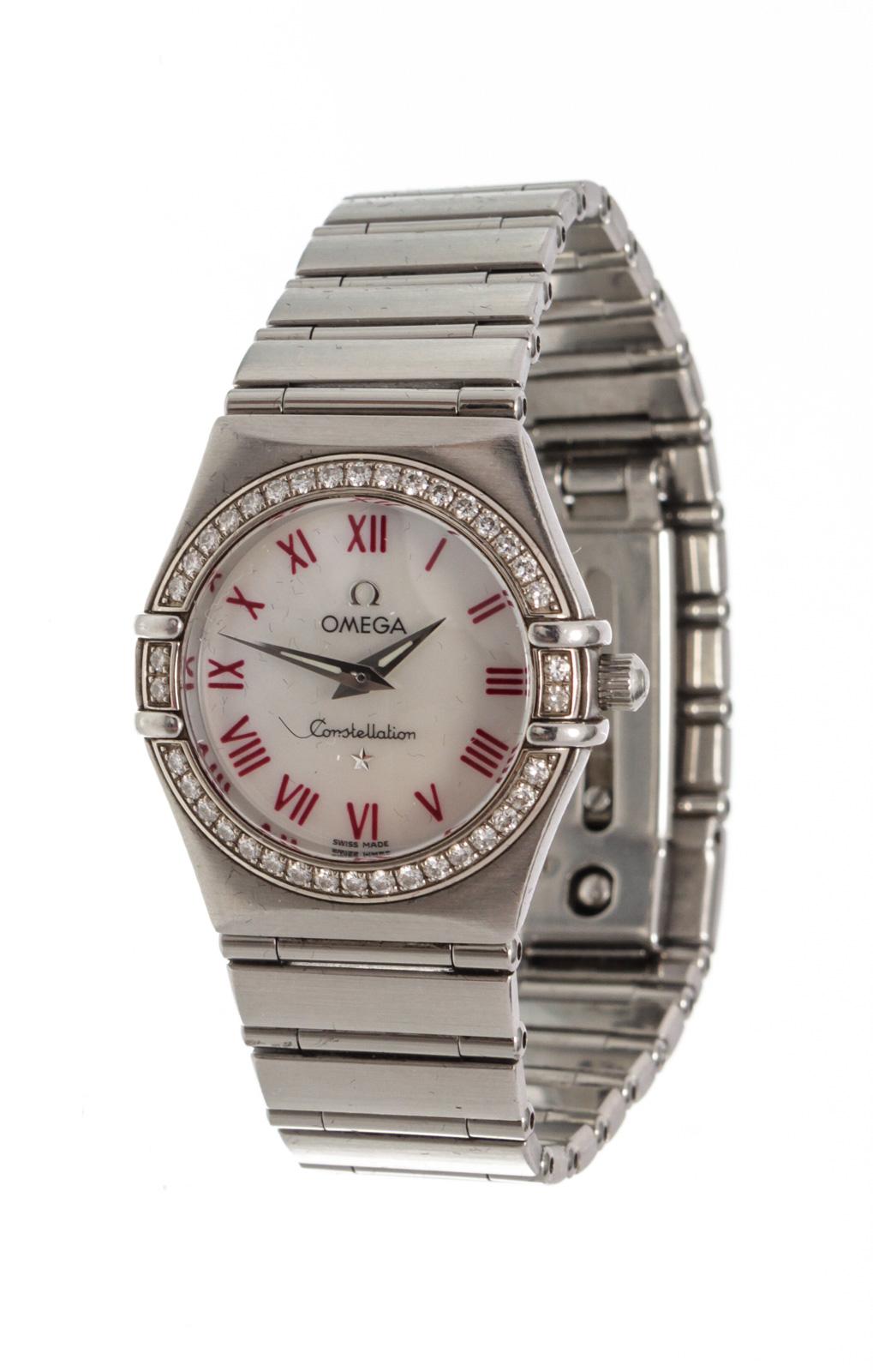 Omega Silver Constellation Quadrella 