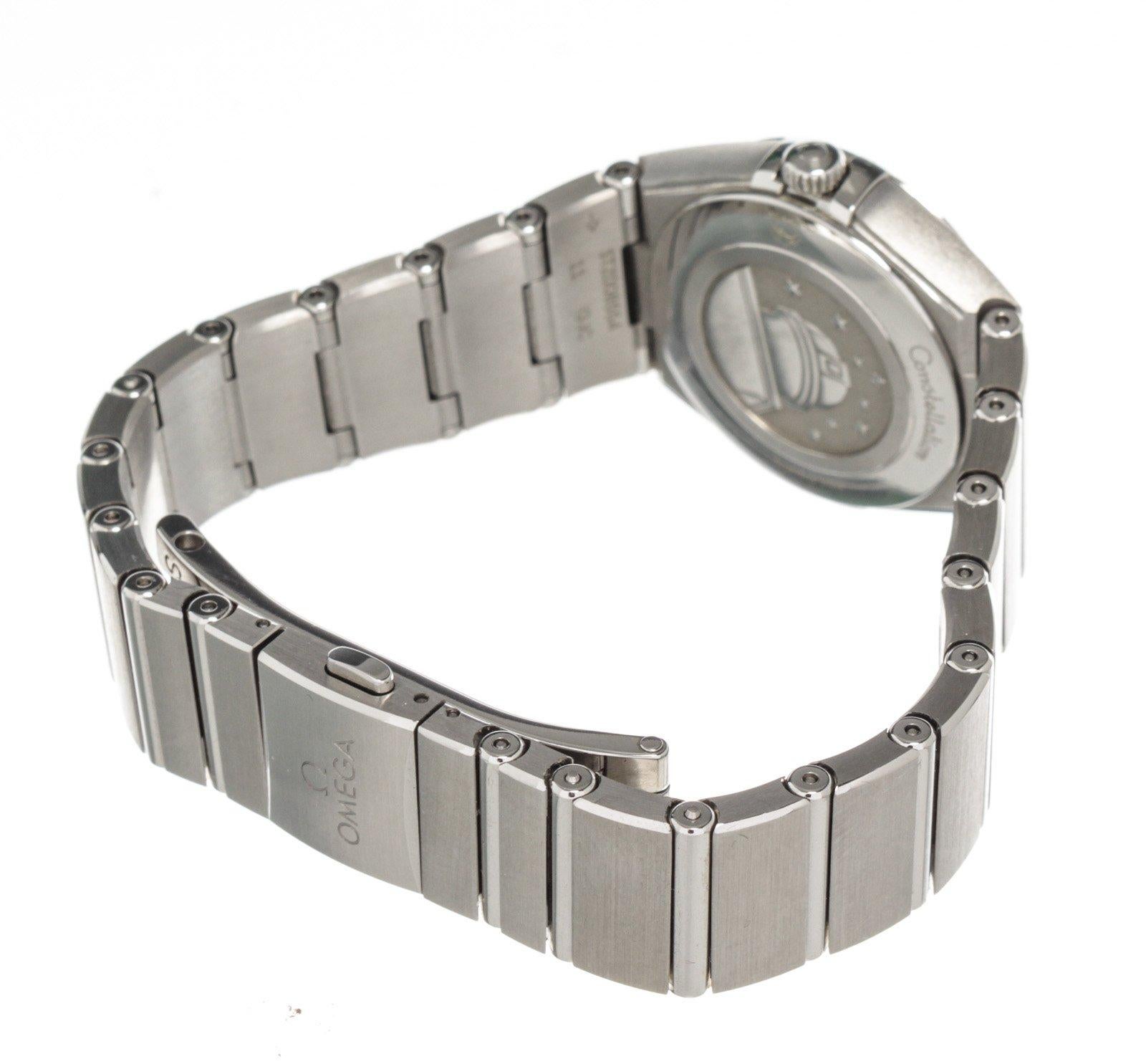 Women's Omega Silver Constellation Quadrella Watch