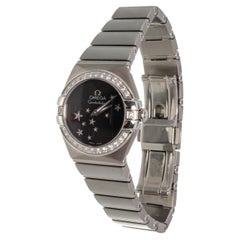 Omega Montre Quadrella Constellation en argent