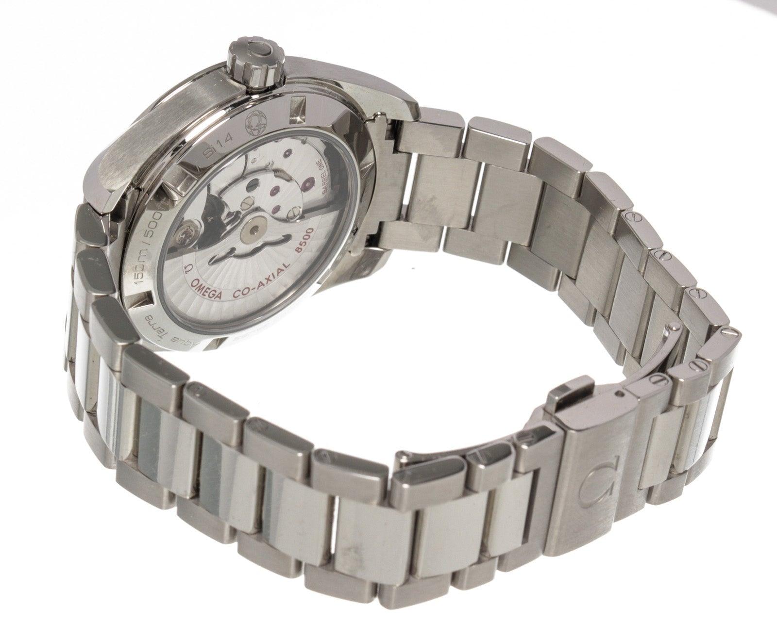 Women's Omega Silver Seamaster Watch For Sale