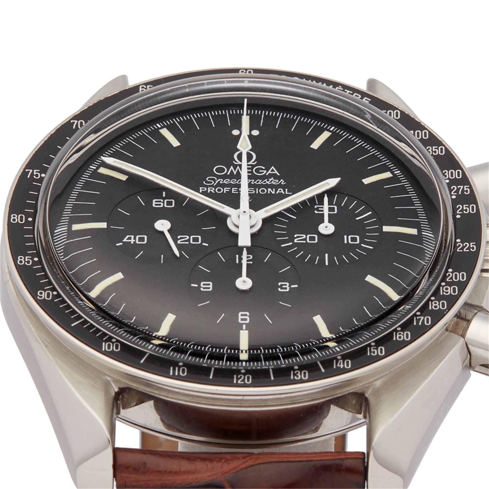Omega Speedmaster 145.022 Men's Stainless Steel Chronograph Watch In Excellent Condition In Bishops Stortford, Hertfordshire