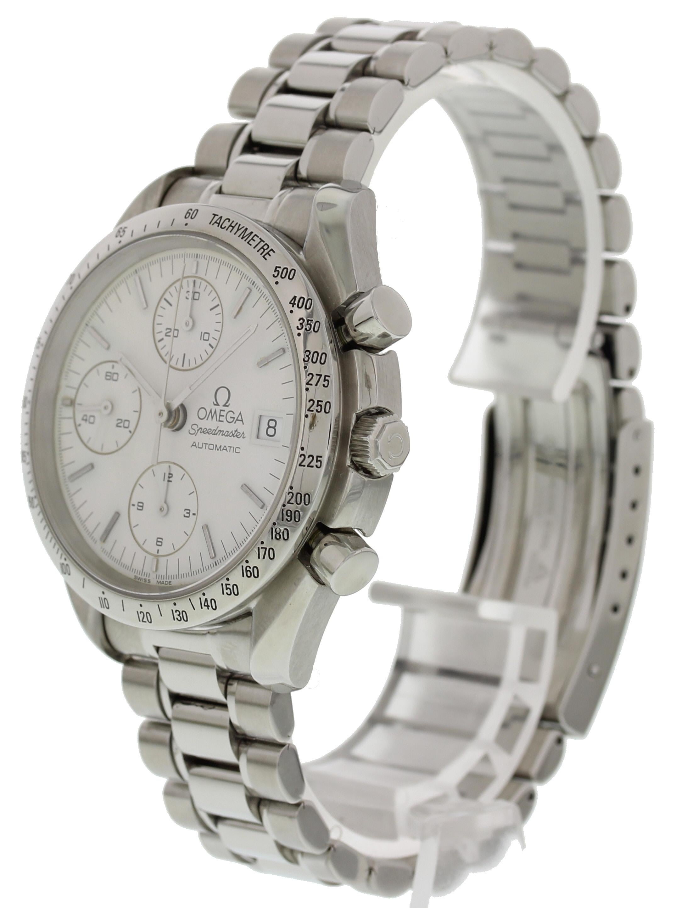 Omega Speedmaster 1750043 Automatic Chronograph In Excellent Condition For Sale In New York, NY