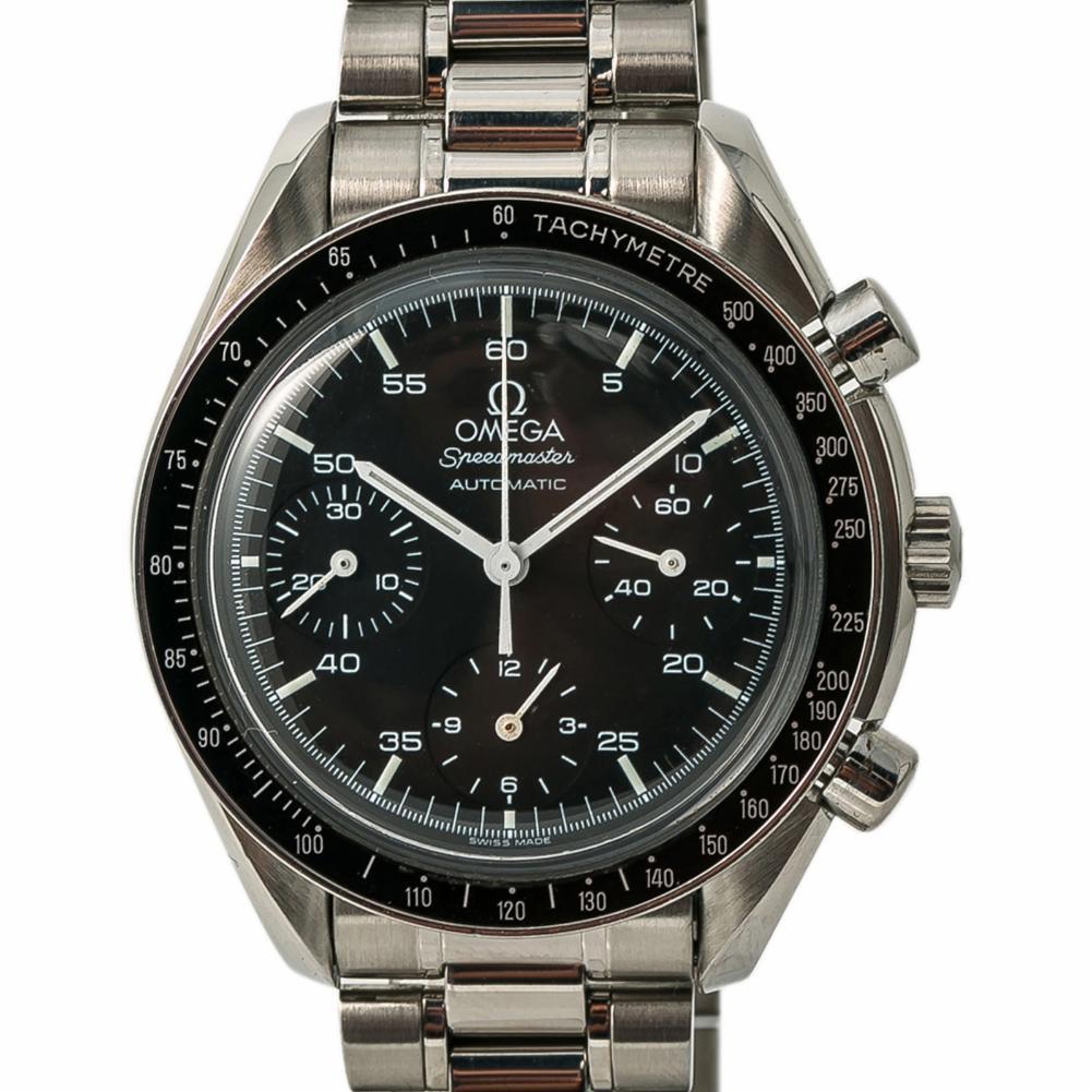 Women's Omega Speedmaster 175.0032.1 Black Dial Certified Authentic For Sale