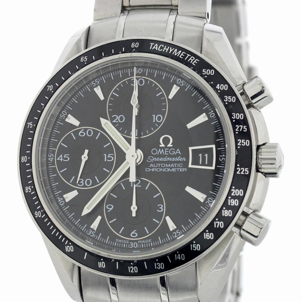 Omega Speedmaster 3210.50.00 with Band and Black Dial Certified Pre-Owned For Sale