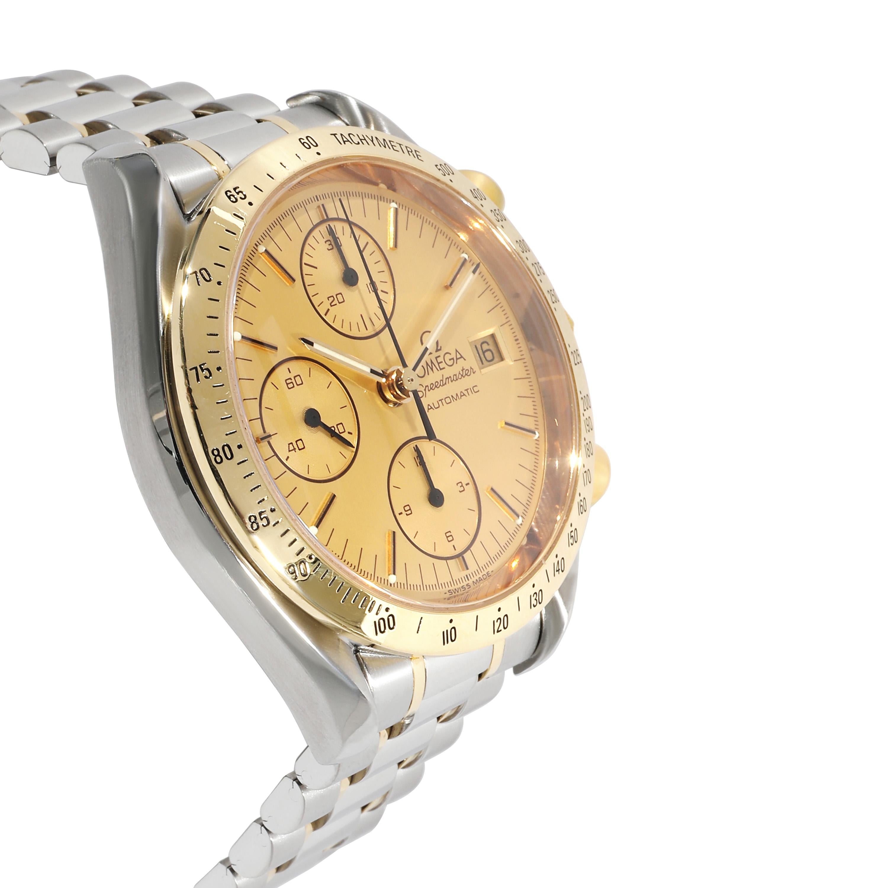 Omega Speedmaster 3311.10.00 Herrenuhr aus 18kt Edelstahl/Gelbgold im Zustand „Hervorragend“ in New York, NY