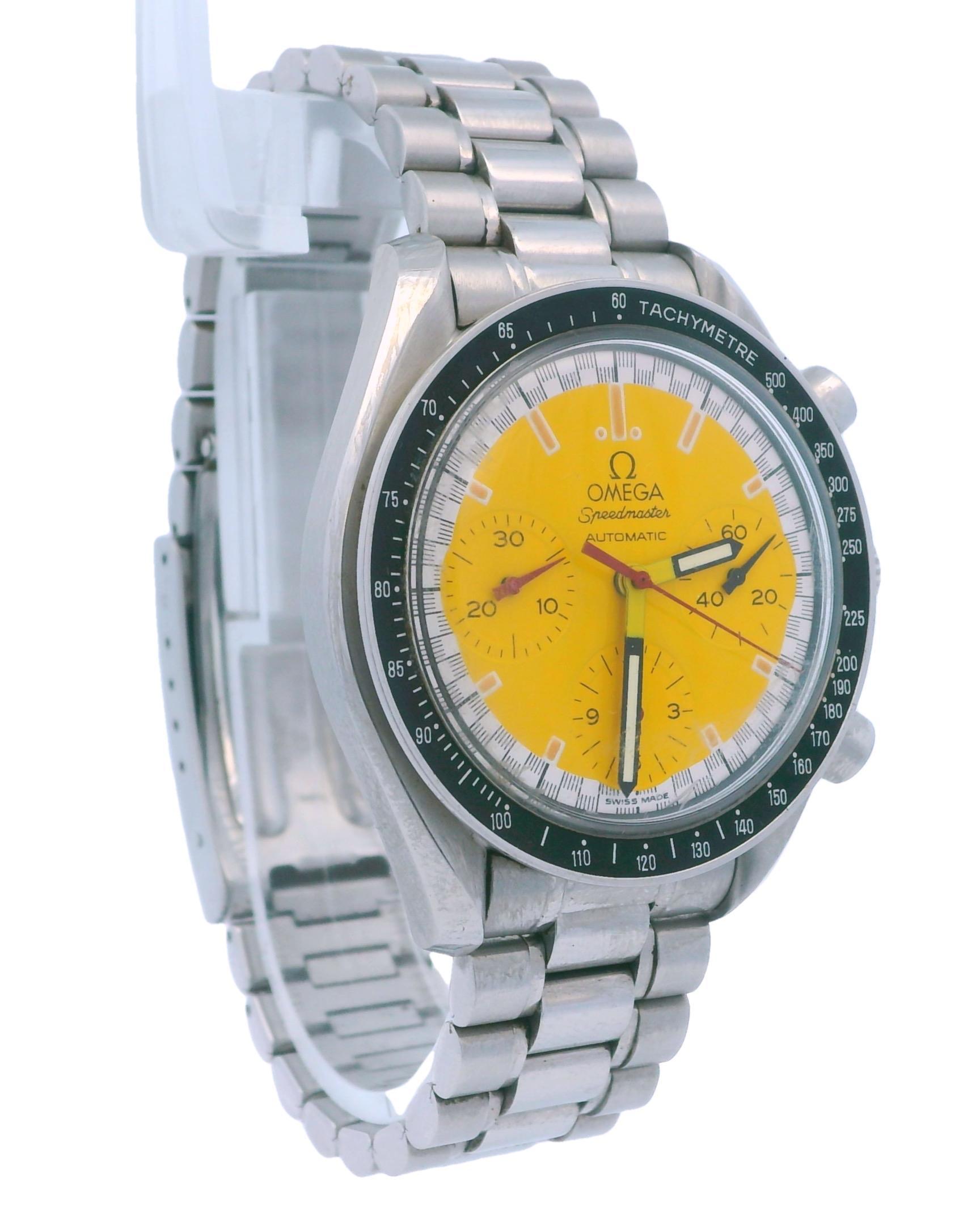 Omega Speedmaster 3510.12 Michael Schumacher Watch In Excellent Condition For Sale In Great Neck Plaza, NY