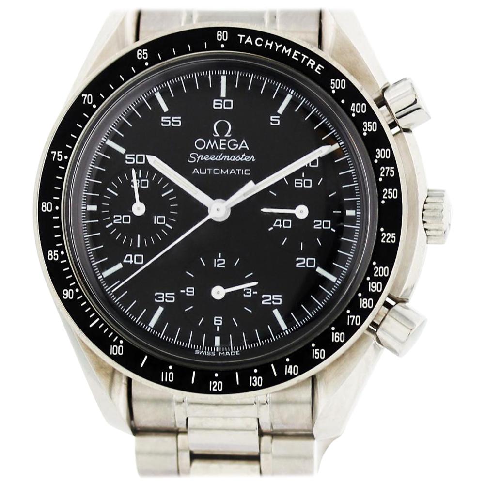 Omega Speedmaster 3510.50.00, Black Dial, Certified and Warranty For Sale