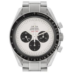 Omega Speedmaster Montre manuelle à cadran blanc en acier inoxydable 35693100