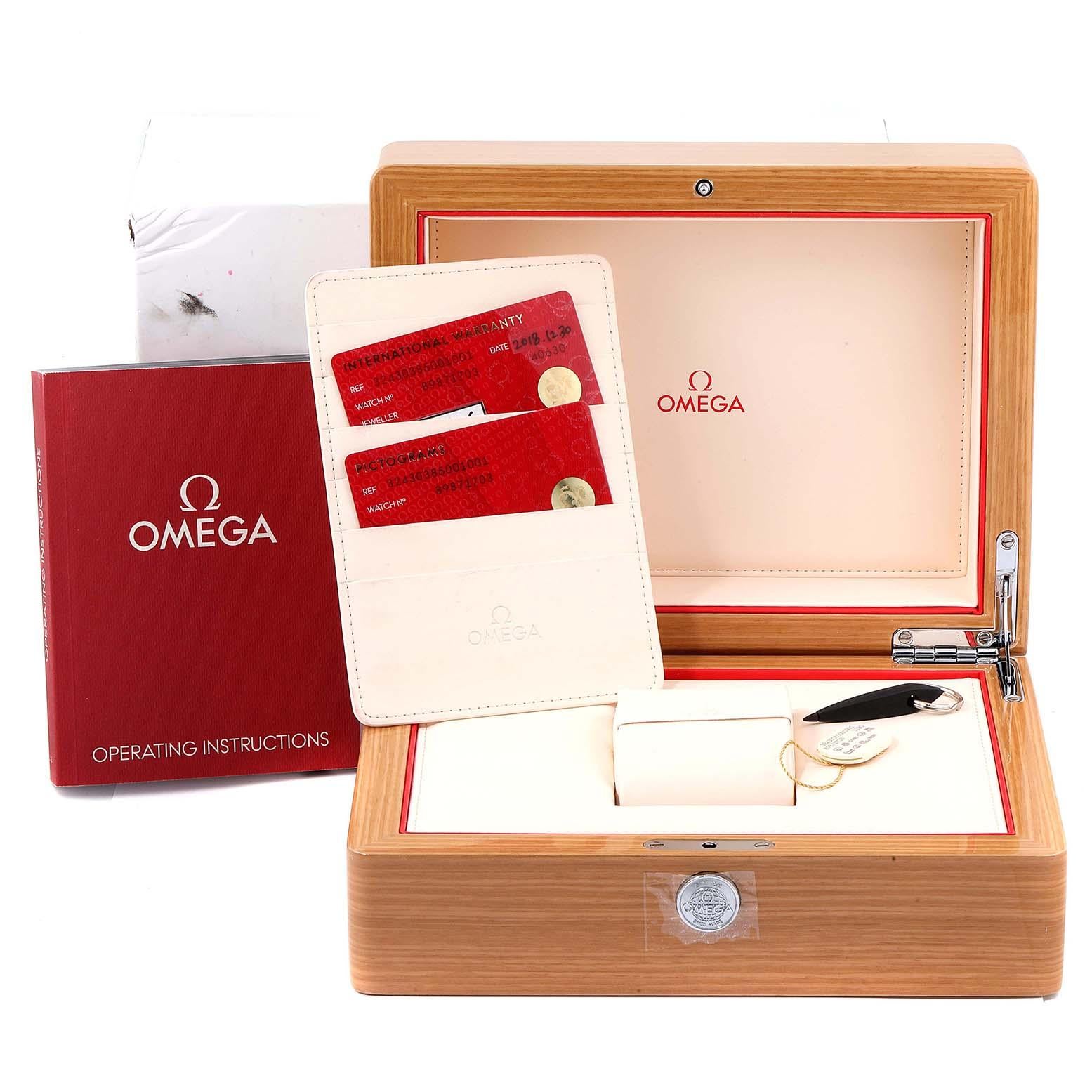 Omega Speedmaster 38 Co-Axial Chronograph Watch 324.30.38.50.01.001 Box Card 5