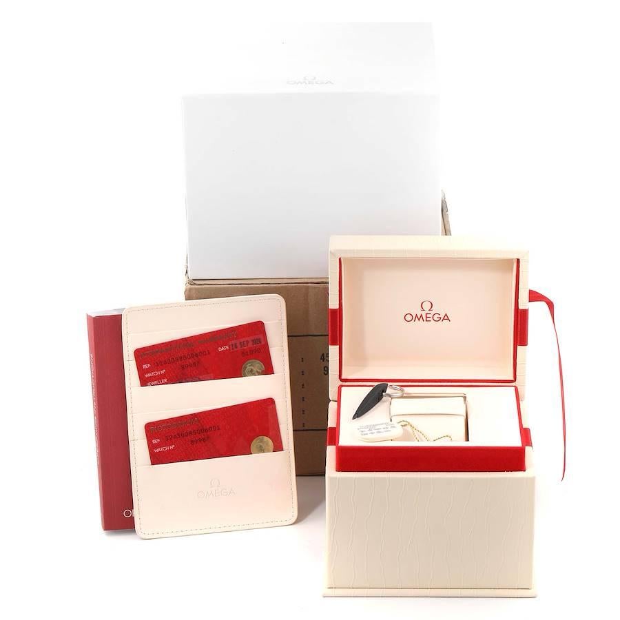 Omega Speedmaster 38 Co-Axial Chronograph Montre 324.30.38.50.06.001 Boîte Card en vente 6
