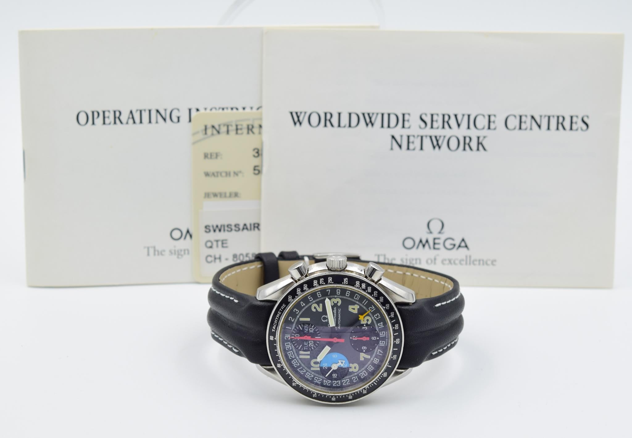 Omega Speedmaster 3820.53.26 Day-Date Chronograph, Cal. 1151 In Good Condition In Carmel, IN