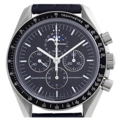 Omega Speedmaster 3876.50.31, schwarzes Zifferblatt, zertifiziert und Garantie