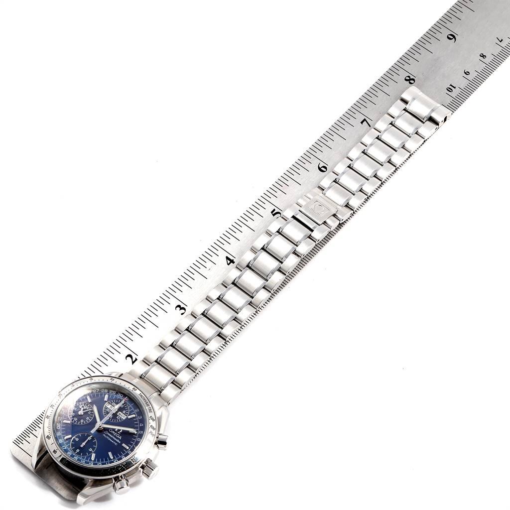 Omega Speedmaster Day-Date Blue Dial Men's Watch 3523.80.00 For Sale 5