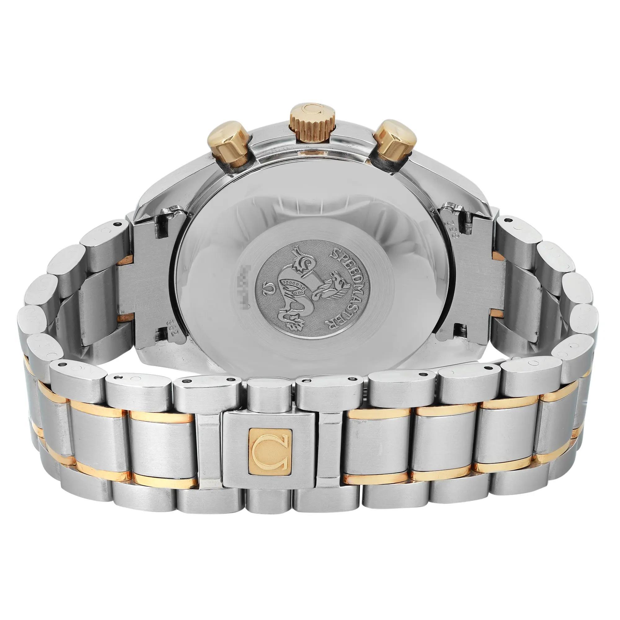Men's Omega Speedmaster 39mm Steel Yellow Gold Automatic Men Watch 3313.50.00