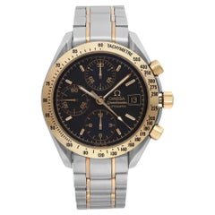 Omega, montre automatique Speedmaster 39 mm en acier et or jaune pour hommes 3313,50.00