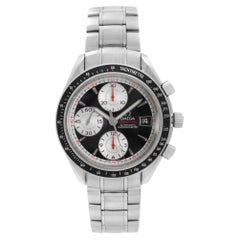 Used Omega Speedmaster Steel Black Panda Dial Automatic Mens Watch 3210.51.00