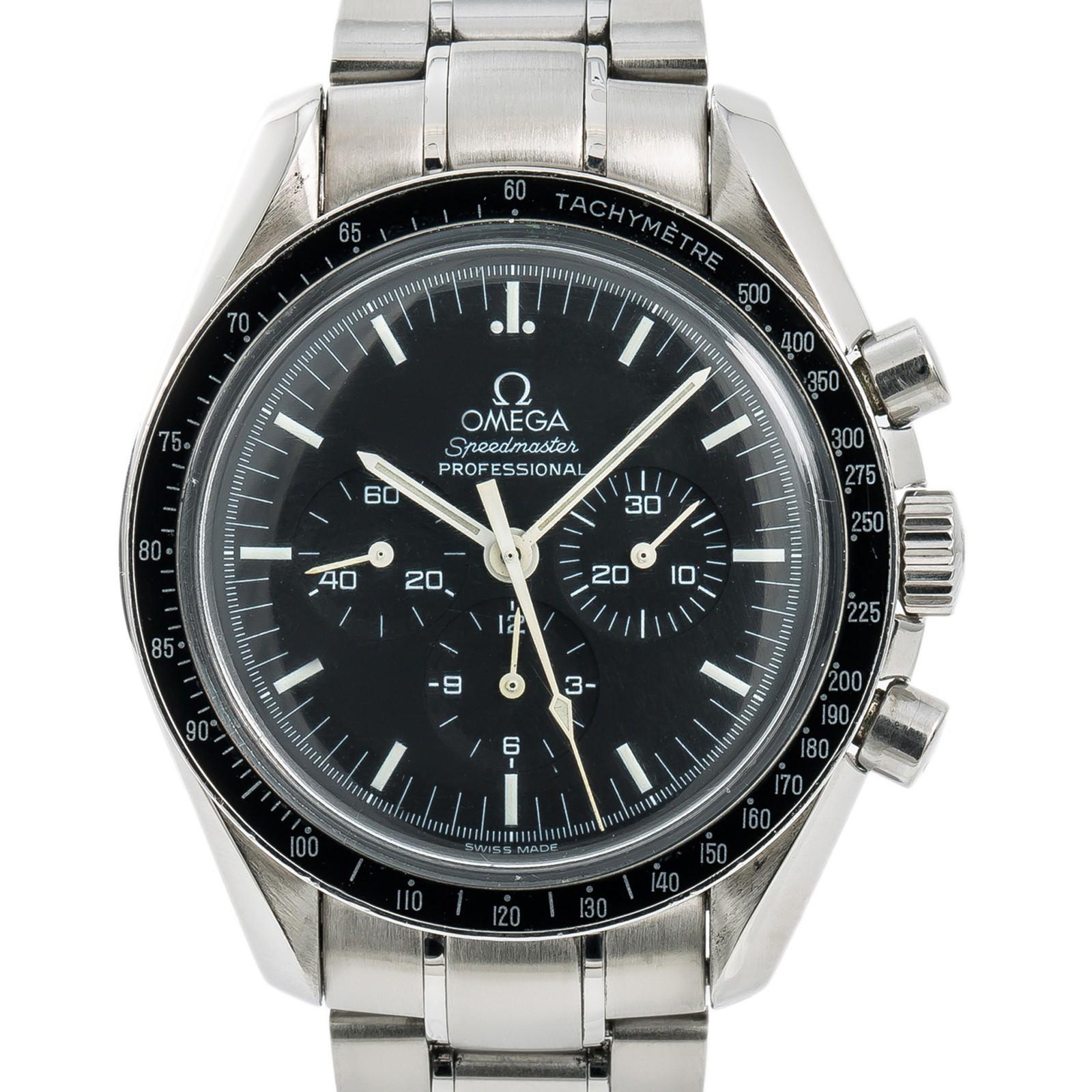 Women's Omega Speedmaster 3573.4., Black Dial Certified Authentic For Sale