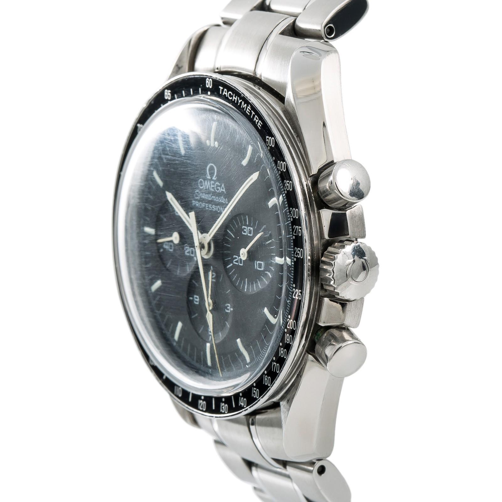 Omega Speedmaster 3573.4., Black Dial Certified Authentic For Sale 1
