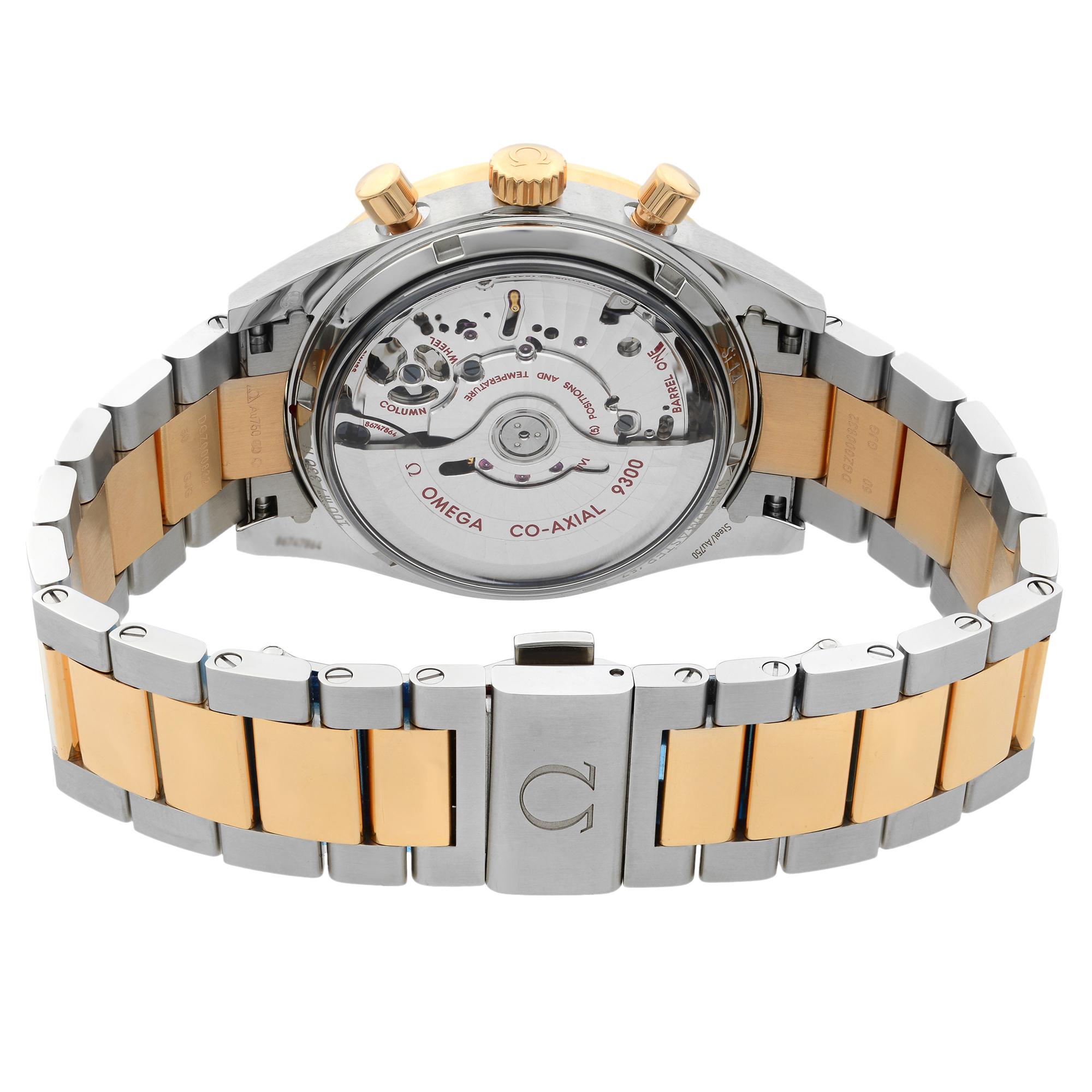 Omega Speedmaster 57 18k Rose Gold Steel Black Dial Watch 331.20.42.51.01.002 2