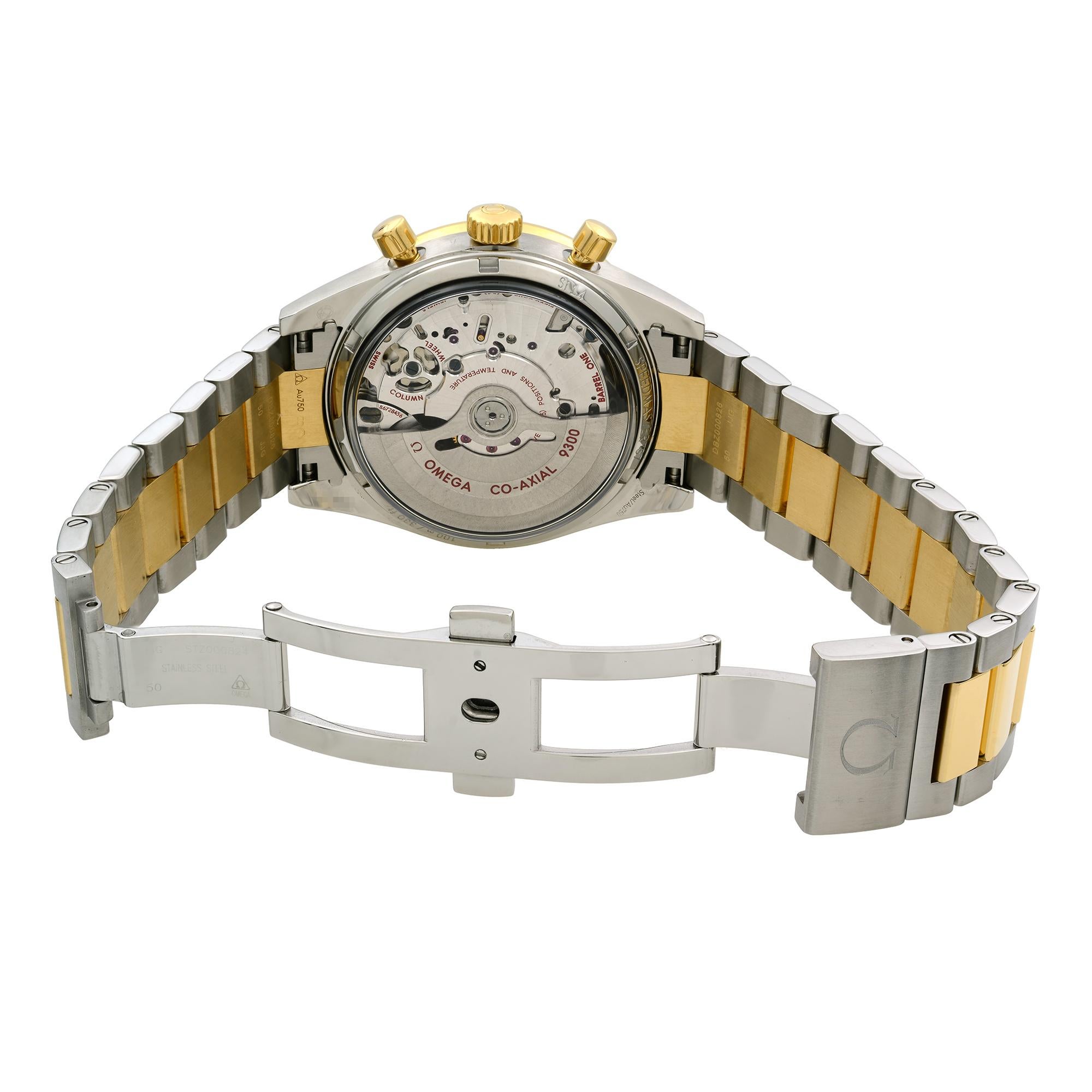 Omega Speedmaster 57 18 Karat Gold Steel White Dial Watch 331.20.42.51.02.001 1