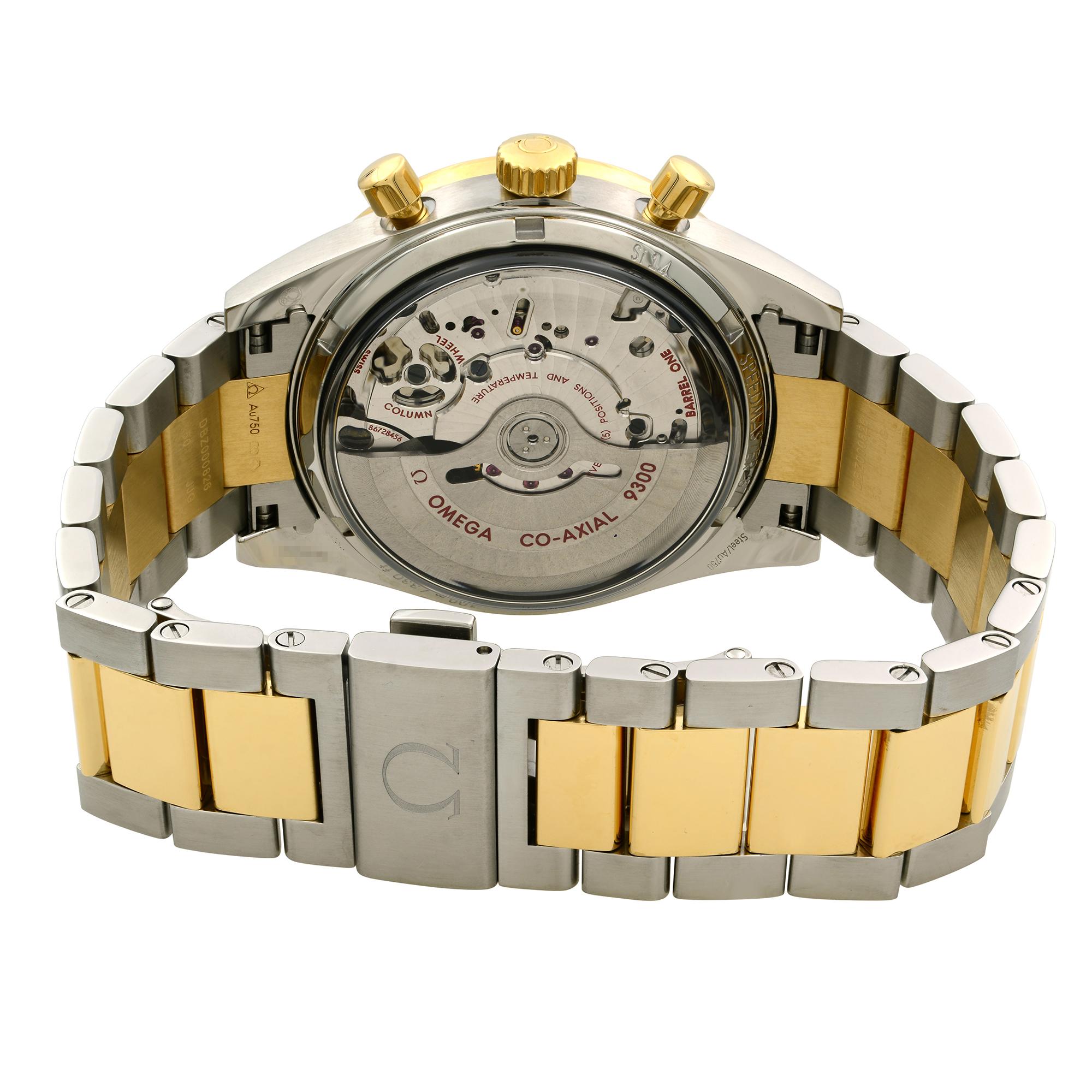 Omega Speedmaster 57 18 Karat Gold Steel White Dial Watch 331.20.42.51.02.001 2