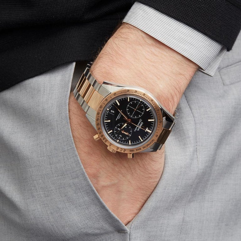 omega speedmaster 57 gold