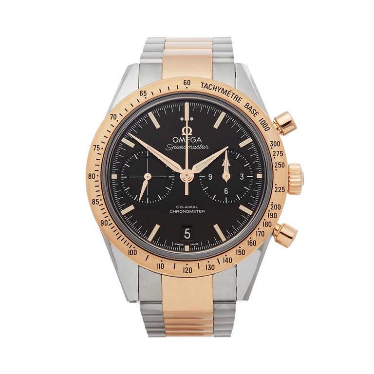 omega speedmaster 57 gold
