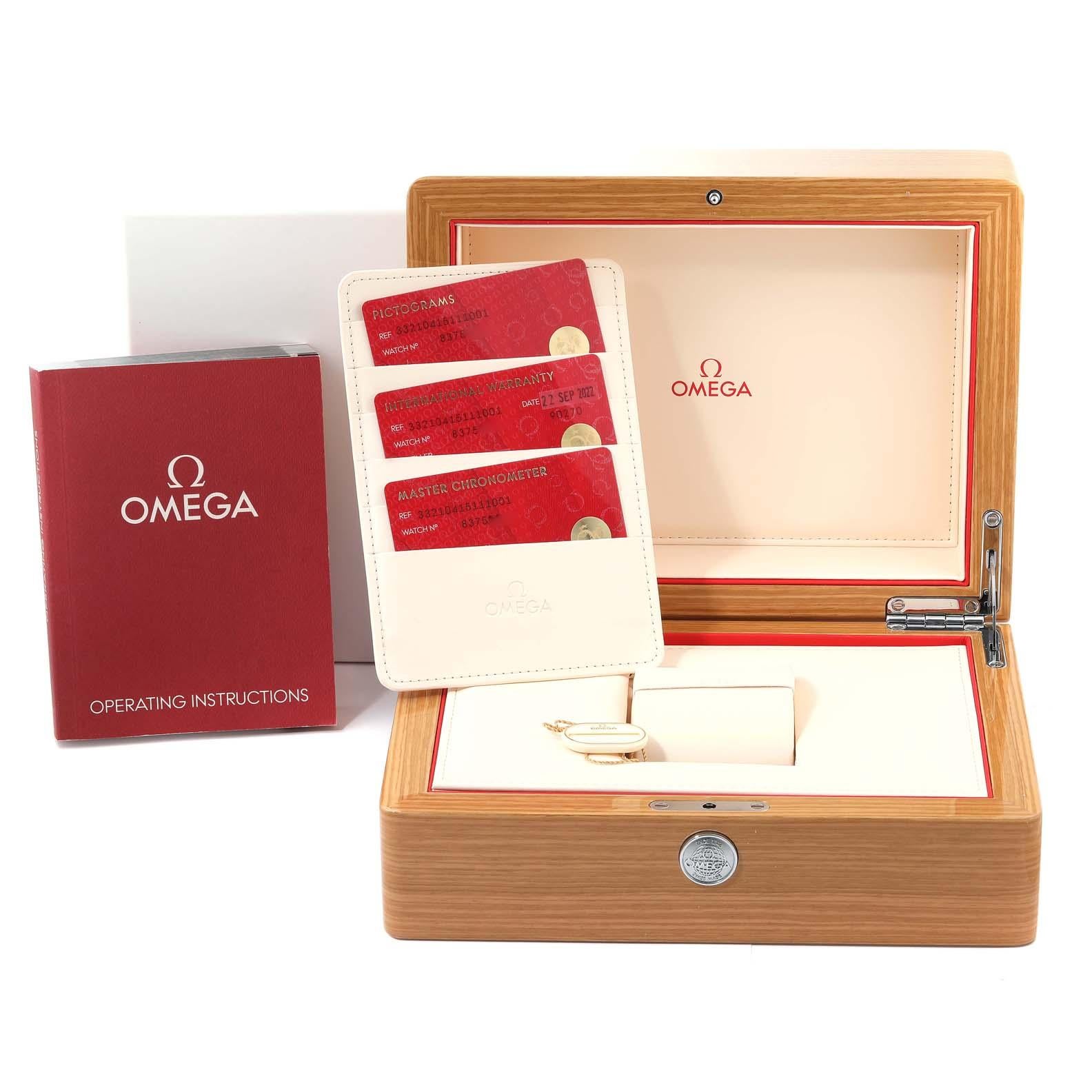 Omega Speedmaster 57 Stahl-Herrenuhr 332.10.41.51.11.001 Boxkartenkarte im Angebot 4