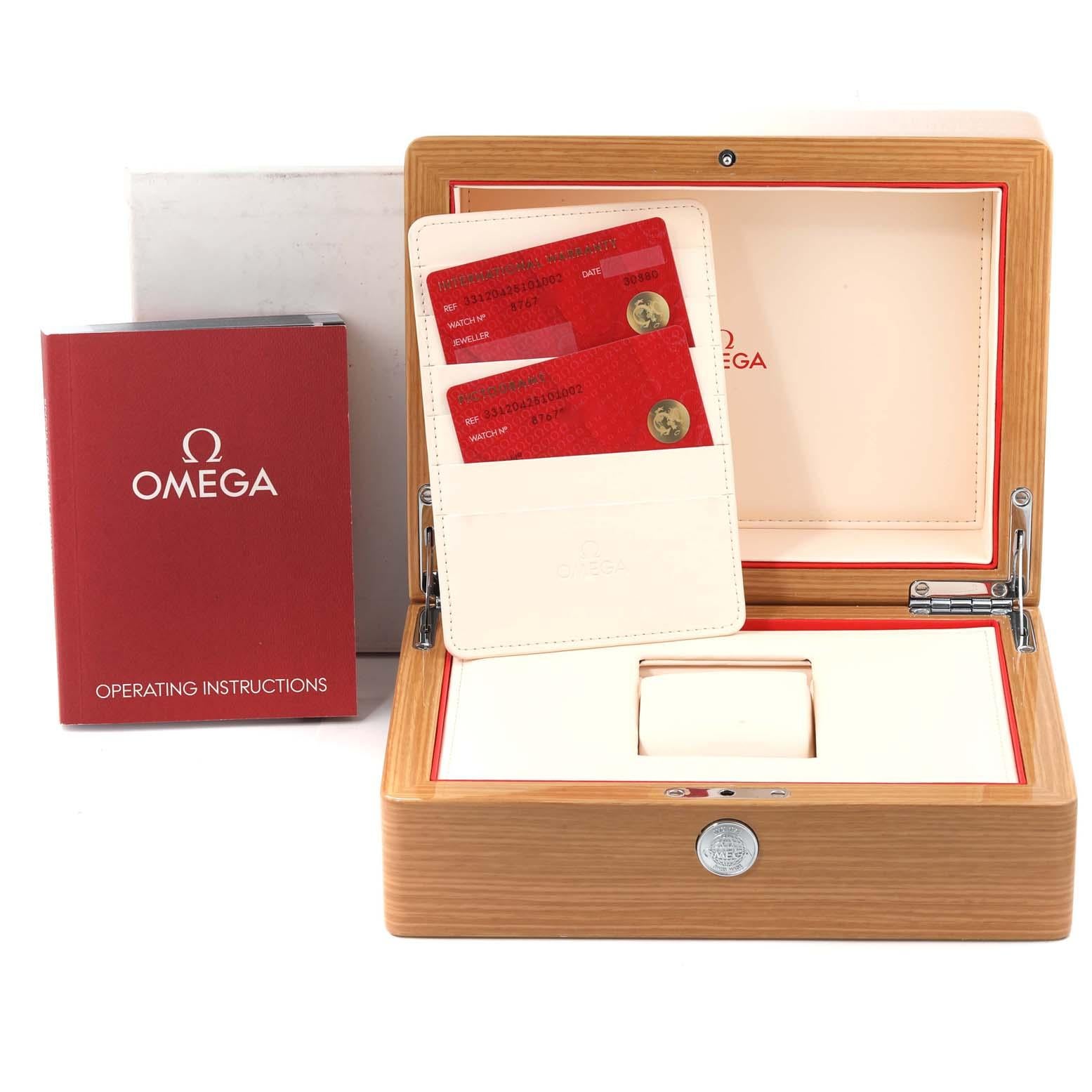 Omega Speedmaster 57 Steel Rose Gold Mens Watch 331.20.42.51.01.002 Box Card 5
