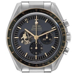 Omega Speedmaster Apollo 11 LE Black Dial Moonwatch 310.20.42.50.01.001 Box Card