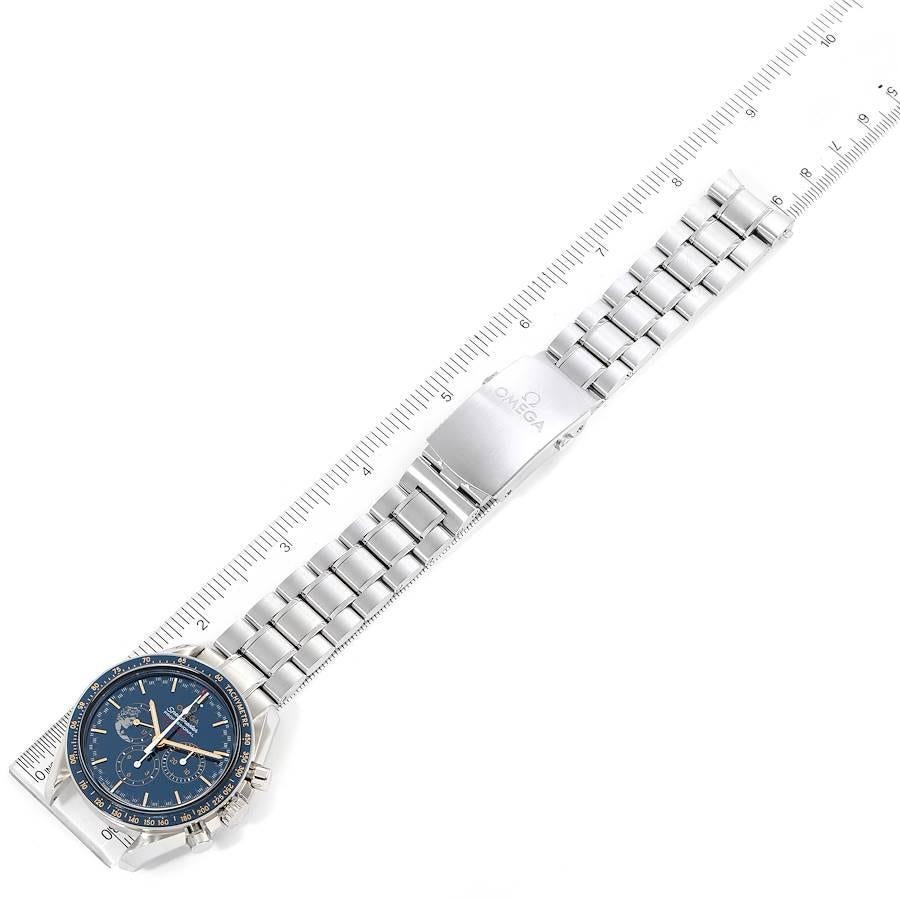 Omega Speedmaster Apollo 17 LE Blue Dial Moonwatch 311.30.42.30.03.001 For Sale 2