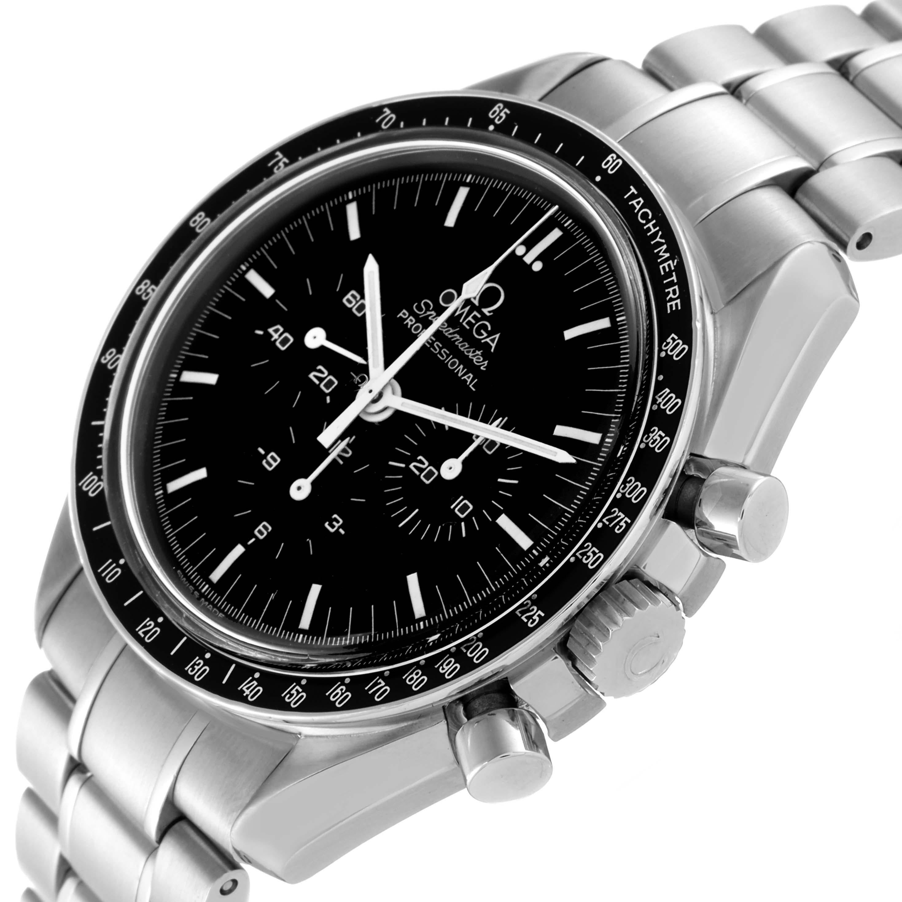 Men's Omega Speedmaster Apollo XVII Limited Edition Mens Watch 3574.51.00 Box Card For Sale