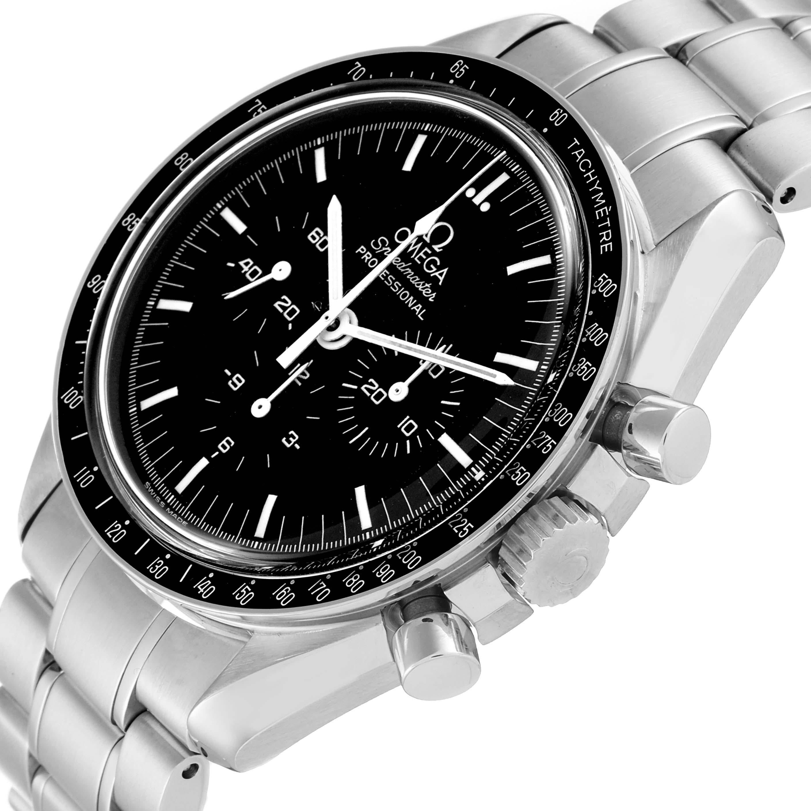 Omega Speedmaster Apollo XVII Limited Edition Mens Watch 3574.51.00 Box Card For Sale 1