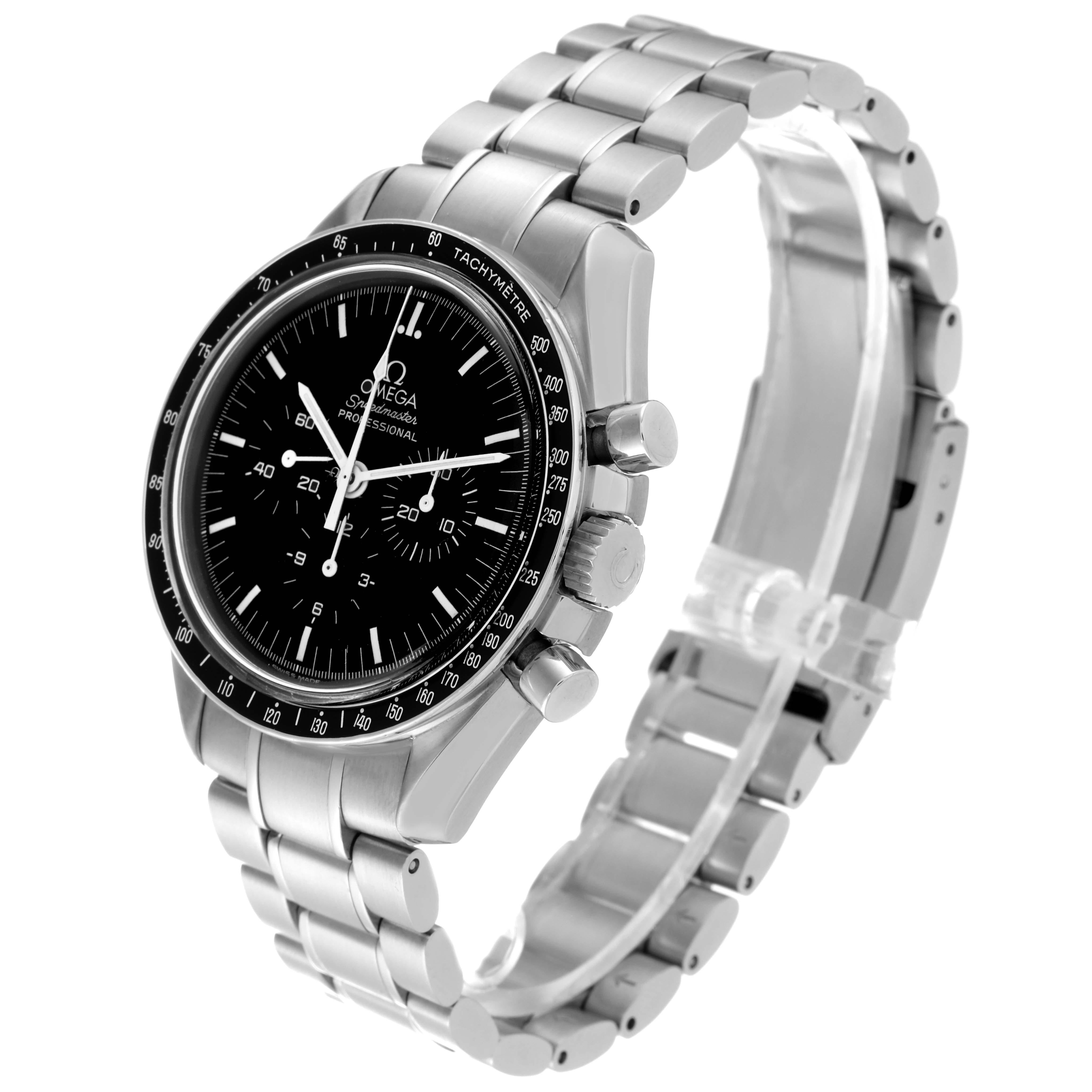 Omega Speedmaster Apollo XVII Limited Edition Mens Watch 3574.51.00 Box Card For Sale 3