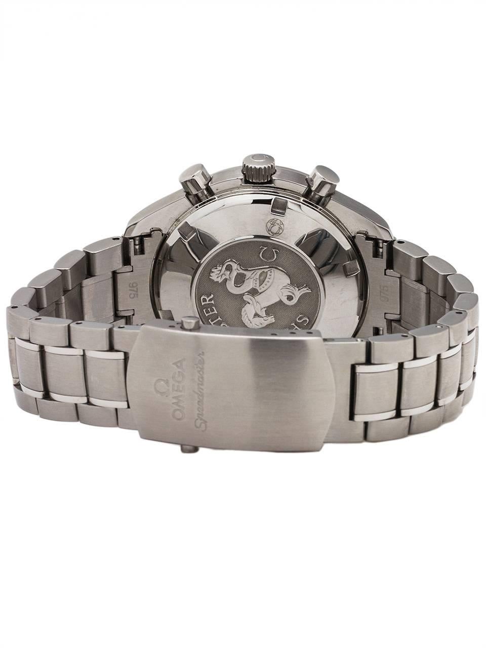 Omega Stainless Steel Speedmaster Automatic wristwatch, circa 2015  1