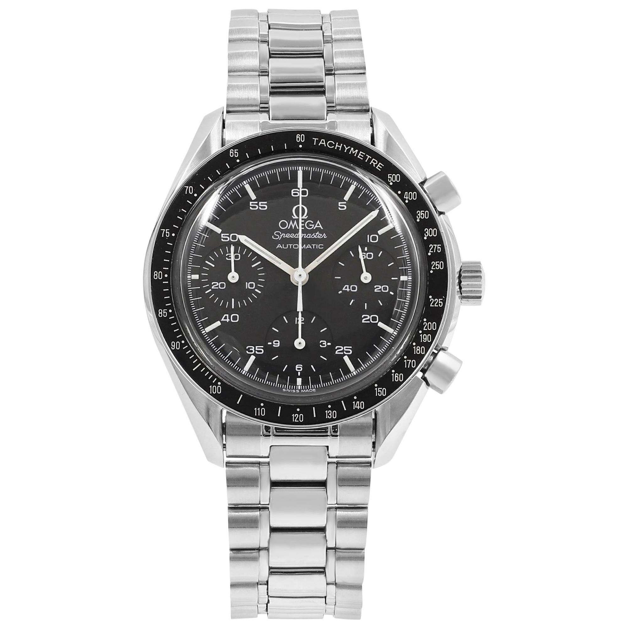 Omega Speedmaster Black Dial Reduced Steel Automatic Men's Watch 3510.50.00