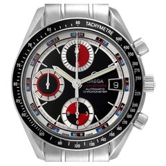 Omega Speedmaster Black Red Casino Dial Steel Mens Watch 3210.52.00 Card