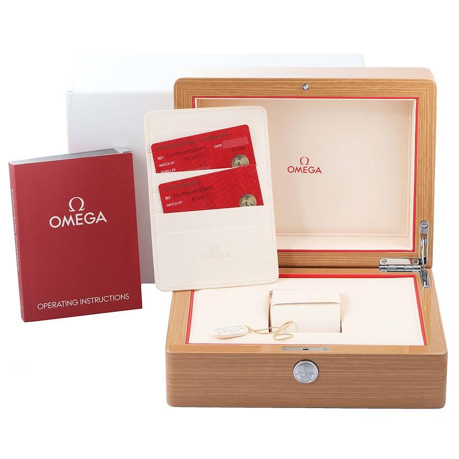 Omega Speedmaster Blue Dial Titanium Watch 311.90.44.51.03.001 Box Card 3
