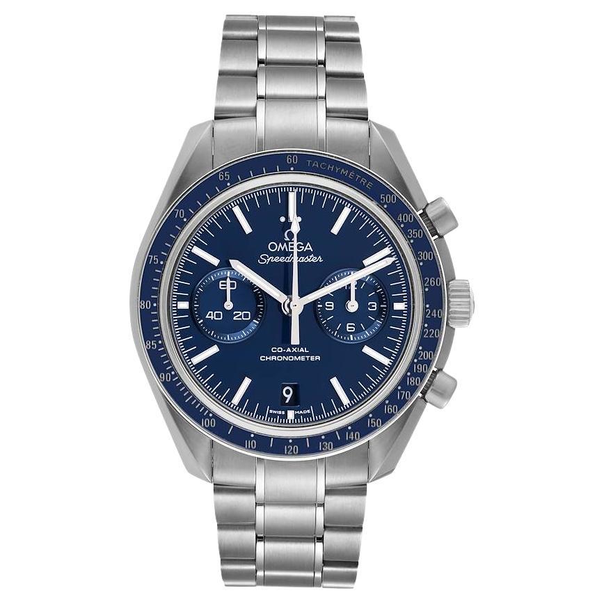 Omega Speedmaster Blue Dial Titanium Watch 311.90.44.51.03.001 Box Card