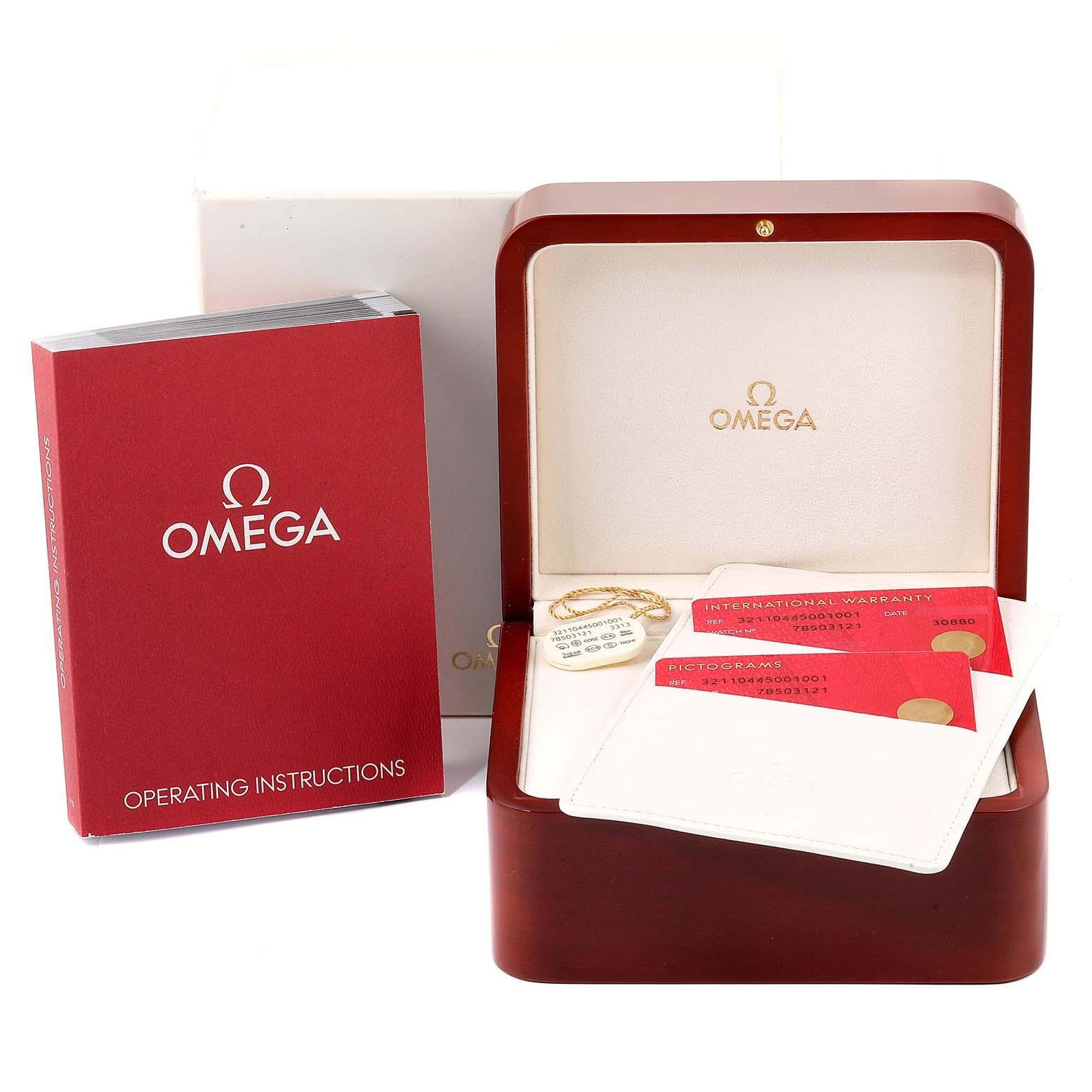 Omega Speedmaster Broad Arrow Black Dial 321.10.44.50.01.001 Box Card 5