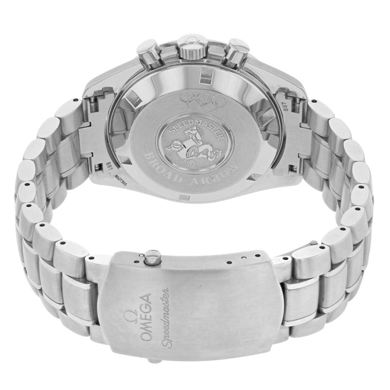 omega speedmaster automatic chronometer broad arrow