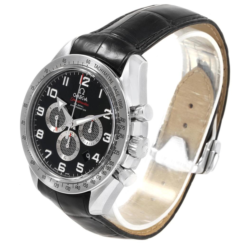 Omega Speedmaster Broad Arrow Black Dial Watch 321.13.44.50.01.001 In Excellent Condition For Sale In Atlanta, GA