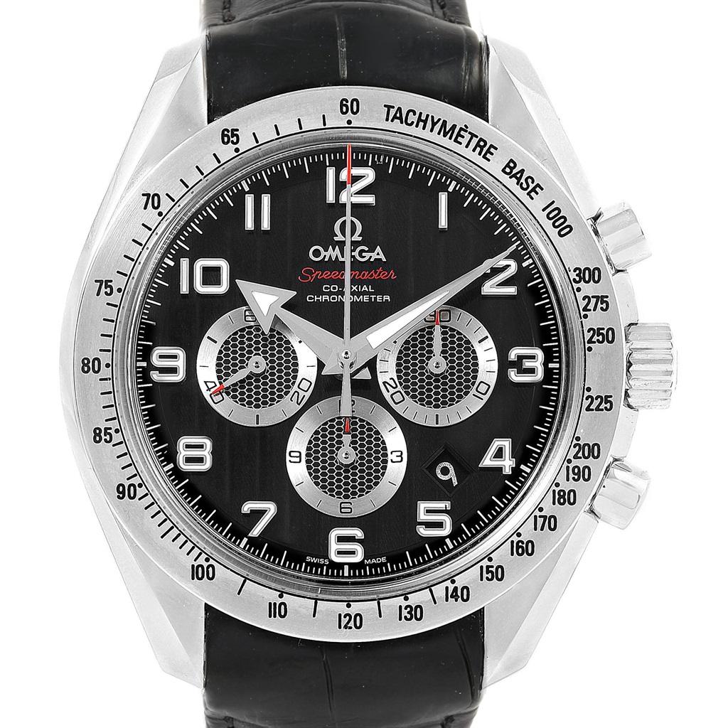 Men's Omega Speedmaster Broad Arrow Black Dial Watch 321.13.44.50.01.001 For Sale