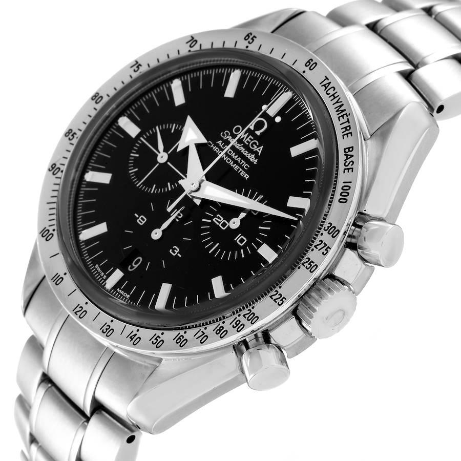 Omega Speedmaster Broad Arrow Cronografo Uomo Orologio 3551.50.00 Scheda Box in vendita 2